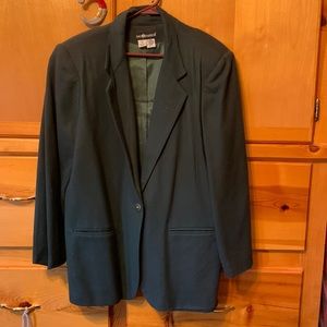 Vintage wool sag harbor jacket with shoulder pads size 16